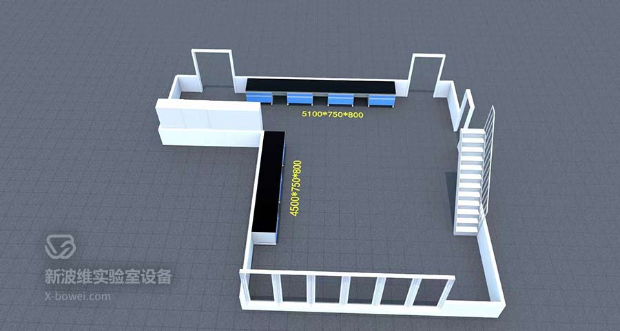 上门测量前设计效果图-实验室A