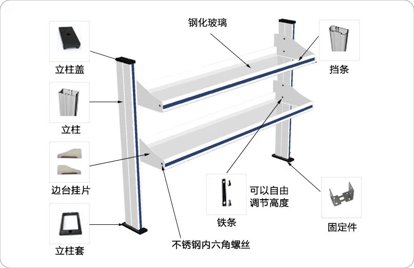 试剂架安装结构图